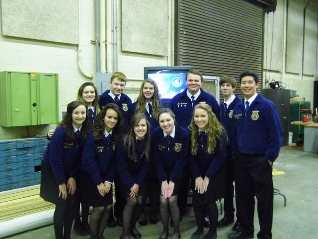 When I became an officer in FFA