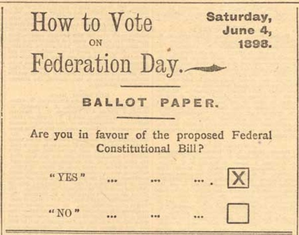 Referendum to Agree to Federation