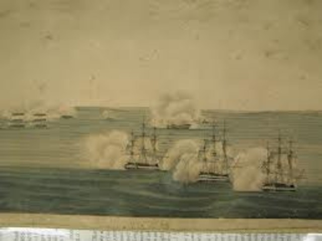 Britain Blockades American Ports