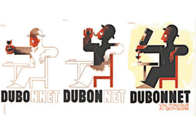Cassandre Hizo una serie de tres carteles para Dubonnet