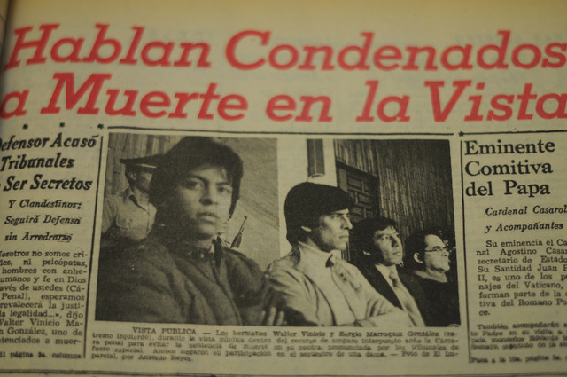 Los detenidos declaran publicamente por primera vez