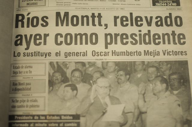 Golpe de Estado contra Ríos Montt