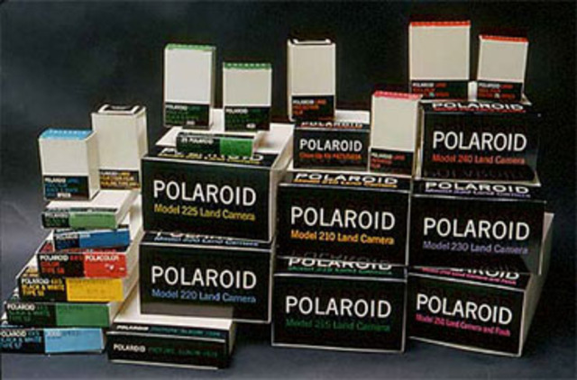 First color instant film by Polaroid
