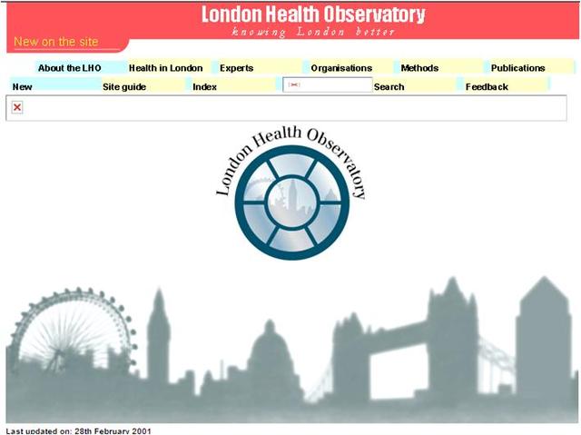 LHO website first launched