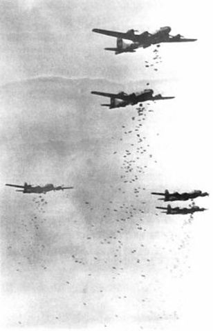 Second wave of Bombers.