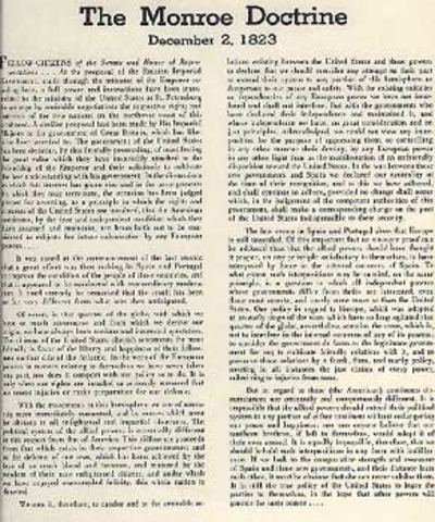 Monroe Doctrine