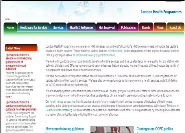 London Health Programmes becomes LHO's host