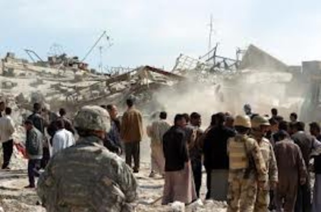 Bombings and massacre hit Baghdad