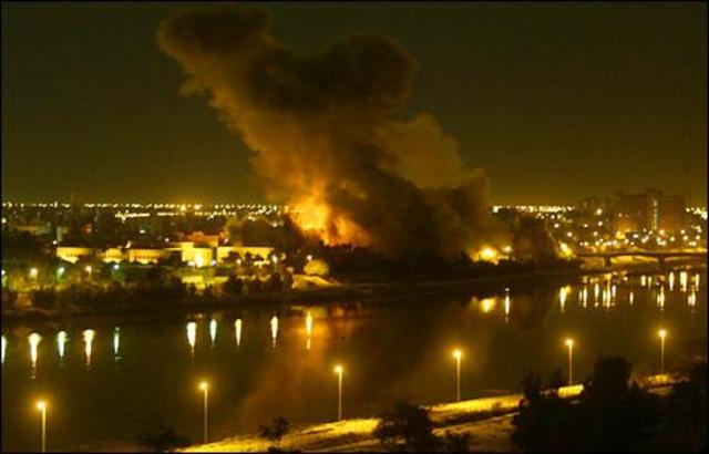 Empiezan los bombardeos de Estados Unidos a Bagdad