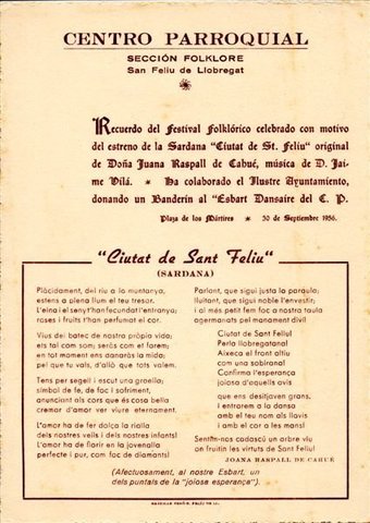 Sardana "Ciutat de Sant Feliu"