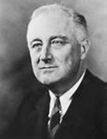 Roosevelt takes office