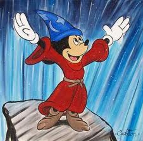 Mickey featured in Fantasia