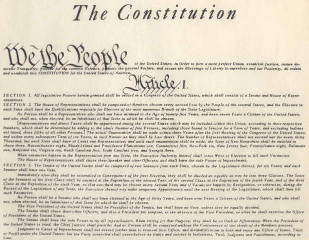 Constitution is ratified