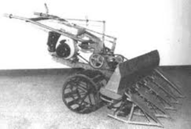 Cyrus McCormick invents the harvesting machine reaper