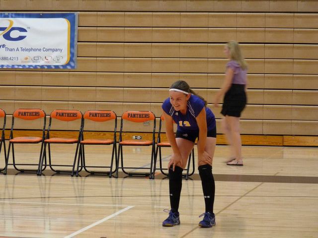 Jugué al voleibol el otoño pasado.