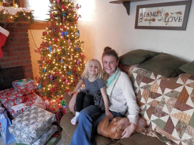 Recibí muchos regalos para Navidad.