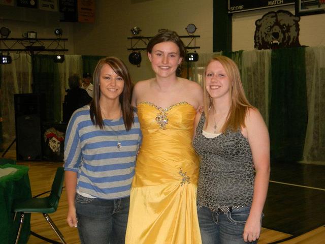 Tuve un vestido amarillo para prom la primavera pasado.