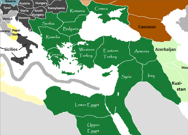 The Ottoman Empire conquers the region