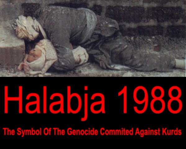 Chemical attack on Kurds  Iraq believed to have used chemical weapons against the Kurdish town of Halabjah