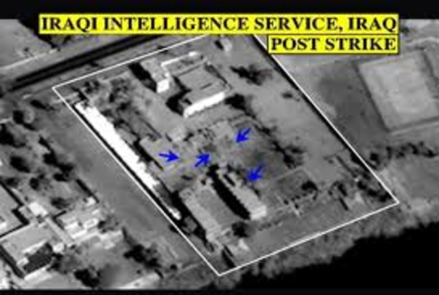 US launch cruise missile attack on Iraqi intelligence headquarters in Baghdad