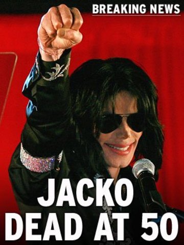 The death of American entertainer Michael Jackson triggers an outpouring of worldwide grief.