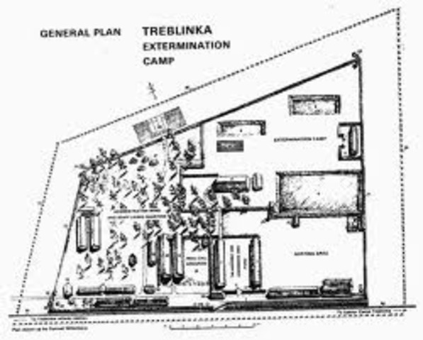 Treblinka death camp opens.