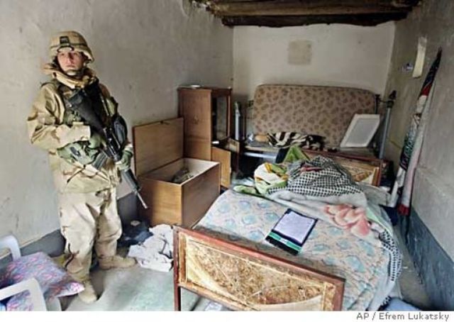 Saddem Hussein, former leader of Iraq is captured in a small numker in Tikrit by U.S.