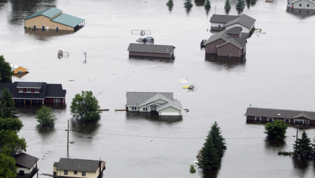 To much snow in North Dakota