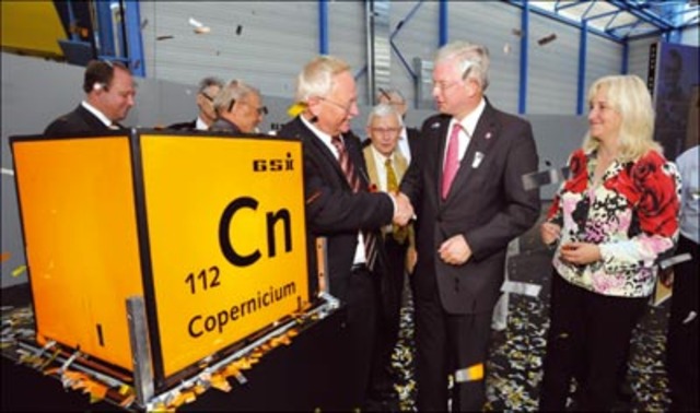 The element Copernicium is discovered.