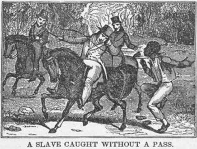 The Fugitive Slave Act signed by George Washington