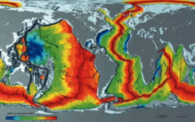 Harry Hess develops Theory of Sea-floor Spreading