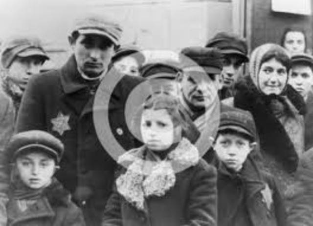 Jews in France and the Netherlands are required to wear identifying Stars of David.