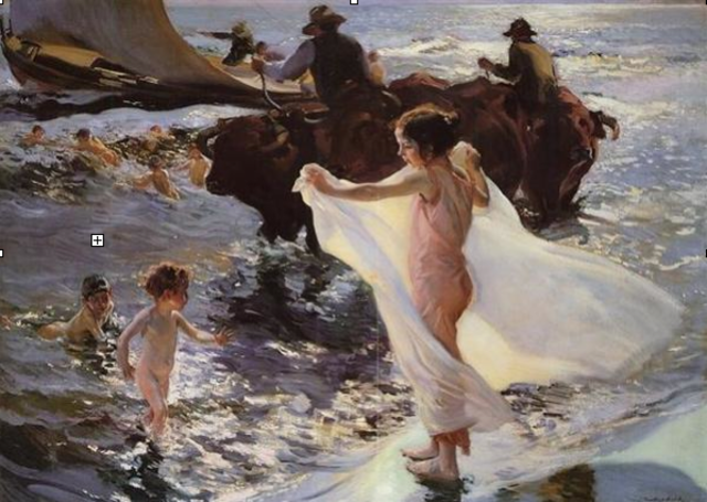La hora del baño- Joaquin Sorolla