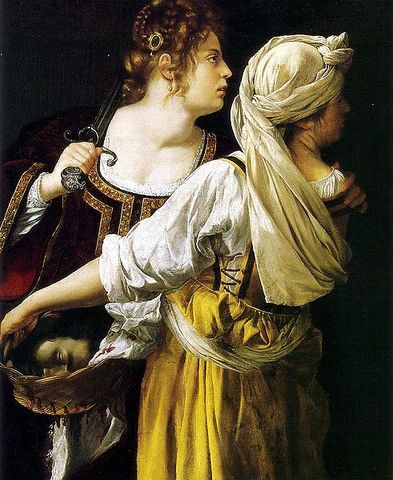 Judith y su doncella-Artemisia Lomi Gentileschi
