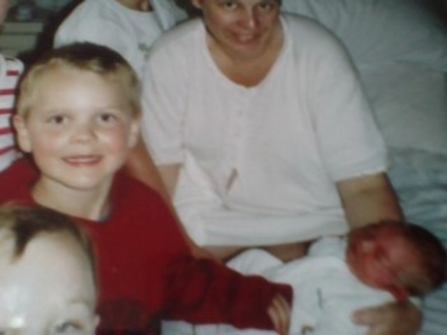 Youngest brother Angus Born