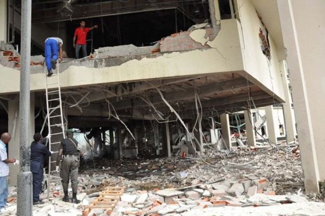 Abuja Untied Nations Building Bombed