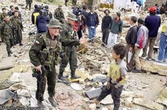 Rebel Attack During Inauguration