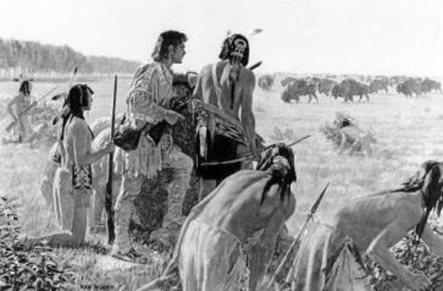 Henery Kelsey lives with the first Nations