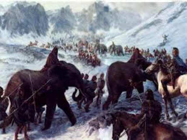 Hannibal Crosses the Alps (BC)