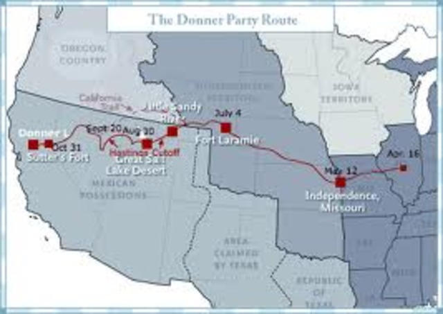 Russel/Boggs Wagon Train Departs