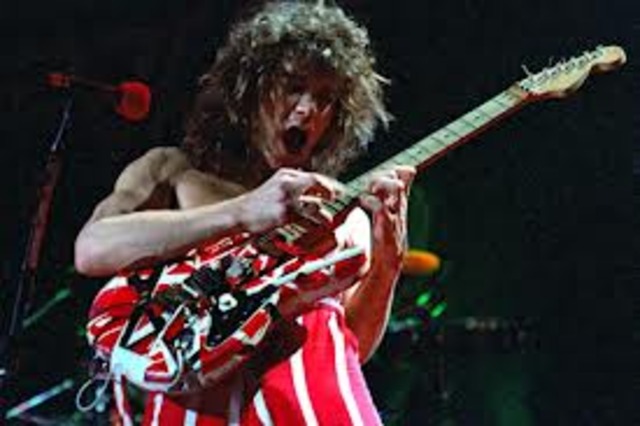 Eddie Van Halen Preforms Eruption
