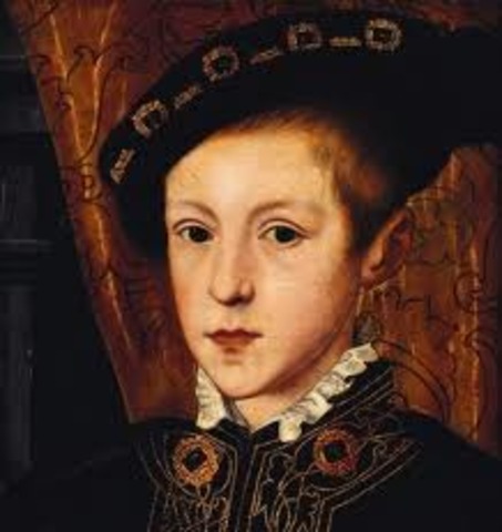 King Edward VI imprisioned in the Tower of London