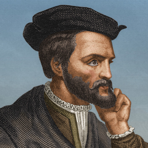 Jacques Cartier arrives in America