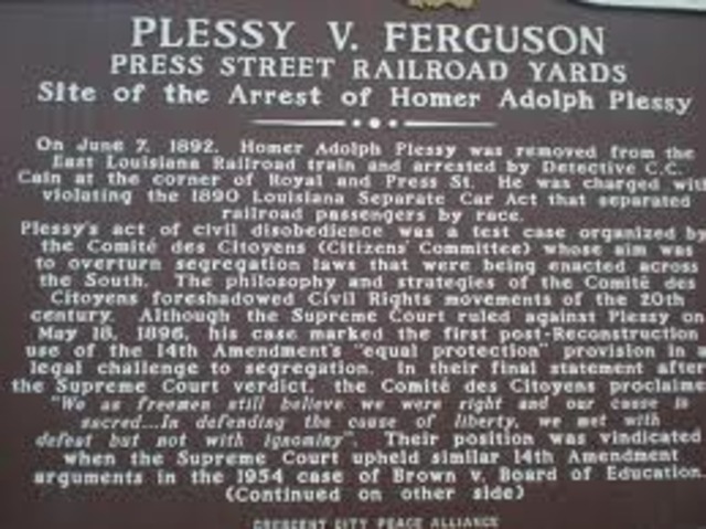 Plessy v. Ferguson case