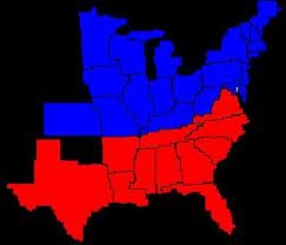 virginia secedes from the union as well as Arkansas, Tennessee, and North Carolina within five weeks after Virginia