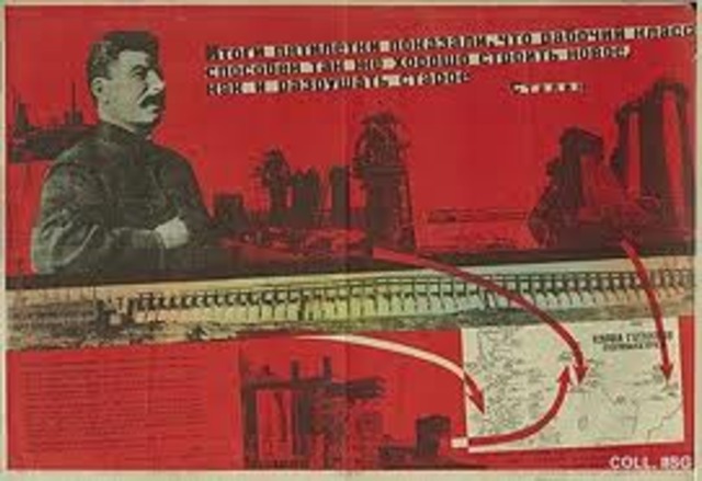 Stalin starts 5 year plan