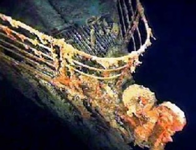 The Titanic is located