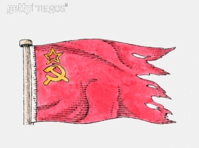 The Soviet Union crumbles end of the Cold War