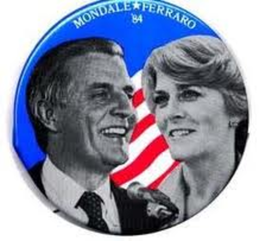 First Female Vice-Presidential Candidate