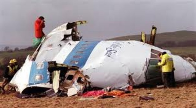Pan-Am Flight 103 Explodes